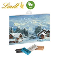 Lindt Naps Adventskalender A5  Papier, Werbemittel für Weihnachten in Ihrem eigenen Design.