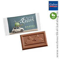 Schokoladen Tfelchen Midi Oster Streuartikel mit Ihrem Logo bedruckt.