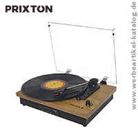 Prixton Studio Vinyl-Plattenspieler - ausgefallenes Werbegeschenk oder Prämie für Mitarbeiter und Kunden!  
