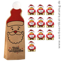 Christmas Bag No. 1 -  se Weihnachtsprsente mit Ihrem Logo bdruckt oder mit dem Standardmotiv Frohe Weihnachten! 