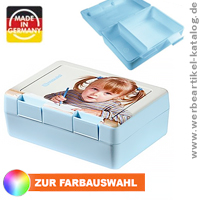 Dinner-Box-Plus mit Fotodruck, Werbemittel Brotzeitdose mit trennbaren Kammern