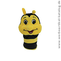 rPET Plüsch-Fingerpuppe Biene - fröhlicher Werbeartikel für Kinder! !