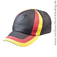Cap Stripes Deutschland - schicke Fussball Werbemittel.