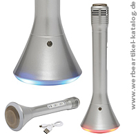 Bluetooth-Karaoke-Mikrofon CHOIR - besonderes Kundengeschenk mit Ihrer Werbung