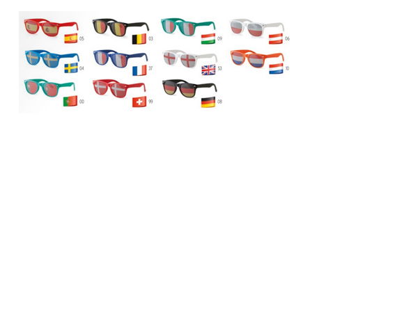 FLAG FUN - Fan Sonnenbrille als Werbemittel! 