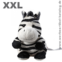 Schmoozies XXL Zebra als Werbegeschenk zum Reinigen von Oberflchen!