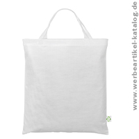 TEXXILLA Recycling-Tasche mit zwei kurzen Henkeln - Werbeartikel Tasche aus 100 Prozent recycelten PET Flaschen.