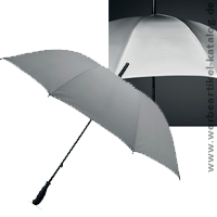 VISIBRELLA Regenschirm mit reflektierendem Material, Werbegeschenk zur besseren Sichtbarkeit!
