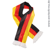 Fan Schal Deutschland, Werbeartikel fr das Stadion 