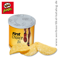 Mini Pringles, Marken Werbeartikel zum Knabbern 