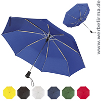 Vollautomatischer Windproof Taschenschirm Bora - Regenschirme mit Firmendruck. 