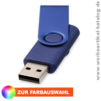 USB Stick Rotate Metallic - USB Stick mit Ihrem Logo per Druck Doming.