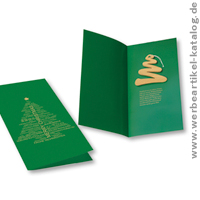 Weihnachtskarte Tannenbaum - bedruckte Grußkarten für Firmen