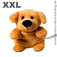 XXL Schmoozie Hund, Werbemittel Displayreiniger mit Ihrem Logo bedruckt.