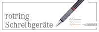 Kugelschreiber von Rotring als Werbeartikel mit Ihrem Logo bedruckt, sind berall zu Hause