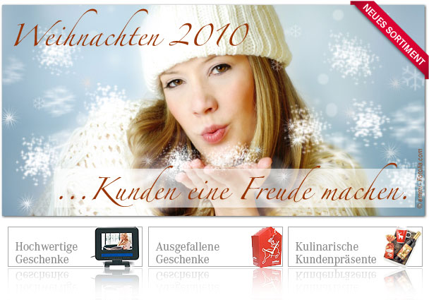 Werbeartikel fuer Weihnachten, Kundengeschenke