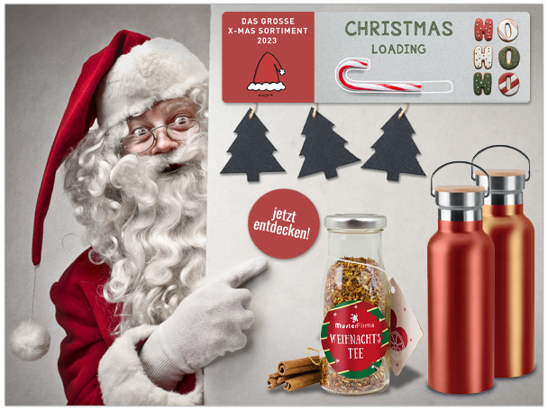 Werbeartikel fuer Weihnachten 2023
