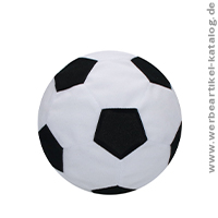 Spielball Soft-Touch medium - leichter, weicher Fussball als Werbeartikel.