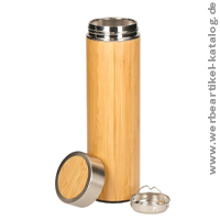 Vakuum Flasche Bambus, large - ein tolles Werbegeschenk mit Ihrem gravierten Logo! Vakuum Flasche Bambus, large - ein tolles Werbegeschenk mit Ihrem gravierten Logo!