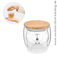 Glas BAMBOO BEAR, als Werbegeschenk Weihnachten! Glas BAMBOO BEAR, als Werbegeschenk Weihnachten!