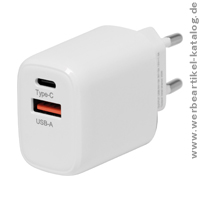 USB-Adapter-Stecker-Netzteil ENDLESS POWER, praktischer Werbeartikel für Büro, Schreibtisch oder zu Hause. 