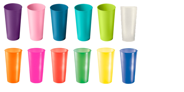 Trinkbecher Colour 0,5 L - ein Werbeartikel mit griffiger Struktu Trinkbecher Colour 0,5 L - ein Werbeartikel mit griffiger Struktu