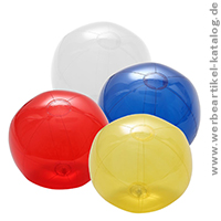 Wasserball Midi transparent, Sommer Werbemittel mit Ihrem Logo bedruckt. 