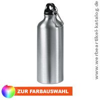 Sporty Aluminiumflasche, 0,6 L, idealer Werbeartikel für Sportler