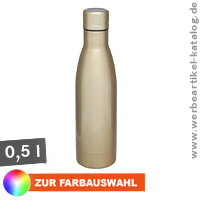 Vasa 500 ml Kupfer-Vakuum Isolier-Sportflasche, hochwertige Werbegeschenke mit individuellem Branding!