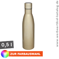 Vasa 500 ml Kupfer-Vakuum Isolier-Sportflasche, hochwertige Werbegeschenke mit individuellem Branding! Vasa 500 ml Kupfer-Vakuum Isolier-Sportflasche, hochwertige Werbegeschenke mit individuellem Branding!
