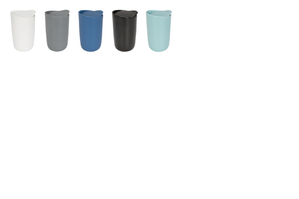 Mysa 400 ml doppelwandiger Keramikbecher - schöner Werbeartikel mit Ihrem Logo!