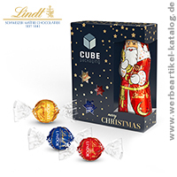 LINDT SCHOKO NIKOLAUS Vollkartonage als Werbegeschenk an Weihnachten. LINDT SCHOKO NIKOLAUS Vollkartonage als Werbegeschenk an Weihnachten.