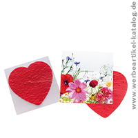 Herzliche Blumengrüße - eine bunte Blumenwiese als Werbeartikel mit Ihrem Logo verschenken!