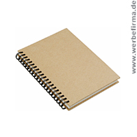 Notizbuch aus recyceltem Papier mit Werbung / Werbeartikel für die Natur / Umweltartikel mit Werbung / Werbemittel Umwelt Notizbuch aus recyceltem Papier mit Werbung / Werbeartikel für die Natur / Umweltartikel mit Werbung / Werbemittel Umwelt