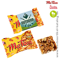 Mr. Tom - beliebter Süßigkeiten Klassiker, als Werbegeschenk zum Knabbern, bedruckt mit Ihrem Logo!
