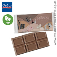 Maxi-Schokoladen-Täfelchen,  Werbeartikel mit Ihrem Logo bedruckt.