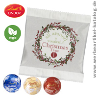 3er Lindor Pralinés im Papiertütchen - Werbegeschenke zum Dahinschmelzen Weihnachten! 3er Lindor Pralinés im Papiertütchen - Werbegeschenke zum Dahinschmelzen Weihnachten!