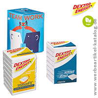 Mini Promo-Tower Dextro Energy - Werbeartikel Energiespender, bedruckt mit Ihrem Layout!