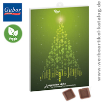 reinpapierÂ® Schoko-Adventskalender, nachhaltige Weihnachtsgeschenke mit Branding