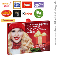 Premium Präsent Adventskalender - besondere Weihnachtsgeschenke mit Branding! 