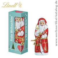 Lindt & Sprüngli Weihnachtsmann in Geschenkbox - Süße Weihnachtsgeschenke für Ihre Kunden! 
