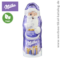 Milka Weihnachtsmann - neutrale Ware. Traditionelles Weihnachtsgeschenk, wenn es einmal schnell gehen muss.