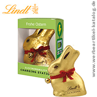 Lindt & Sprüngli Osterhase in Werbegeschenkbox, als Kundengeschenk mit Ihrem individuellen Branding!