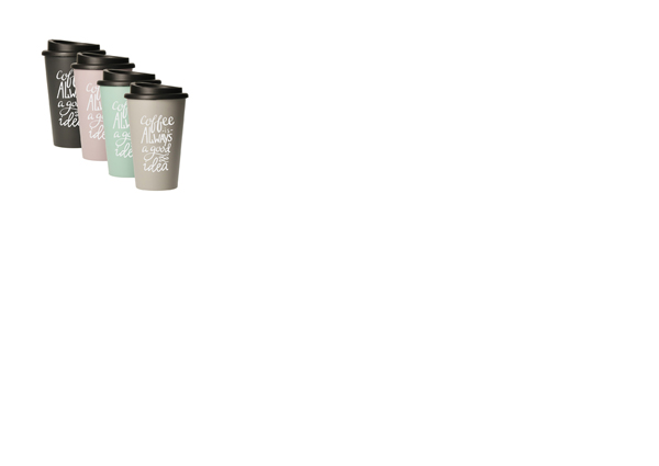Bio-Kaffeebecher PremiumPlus, Werbebecher für Nachhaltigkeit, Made in Germany. Bio-Kaffeebecher PremiumPlus, Werbebecher für Nachhaltigkeit, Made in Germany.