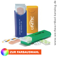 Pflasterbox CareCard , ein Werbeartikel fr die Handtasche 