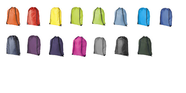 Rucksack und Zuziehbeutel mit Werbung Rucksack und Zuziehbeutel mit Werbung