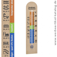 Energiesparthermometer, ein Werbeartikel zum Energiesparen, hergestellt in Deutschland! 