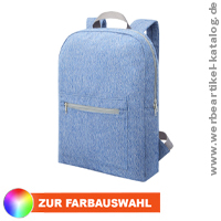 Eliza Rucksack mit Kordelzug und Verschluss - Werbemittel, bedruckt mit Ihrem Logo.