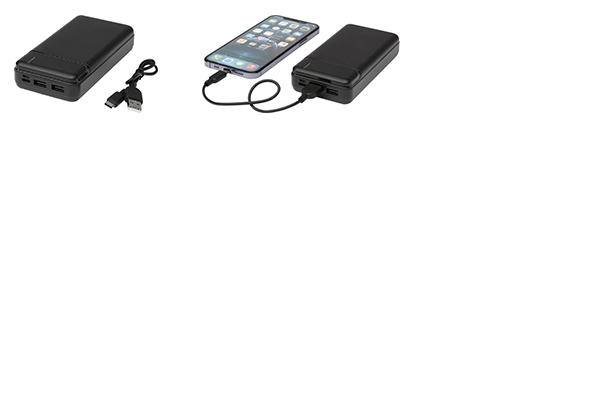 Loop 20.000 mAh Powerbank aus recyceltem Kunststoff, als Werbegeschenk it Ihrem Logo bedruckt. Loop 20.000 mAh Powerbank aus recyceltem Kunststoff, als Werbegeschenk it Ihrem Logo bedruckt.