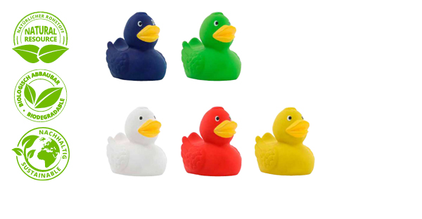 Naturkautschuk-Enten, Werbemittel aus einem nachwachsenden und natürlichen Rohstoff. Naturkautschuk-Enten, Werbemittel aus einem nachwachsenden und natürlichen Rohstoff.